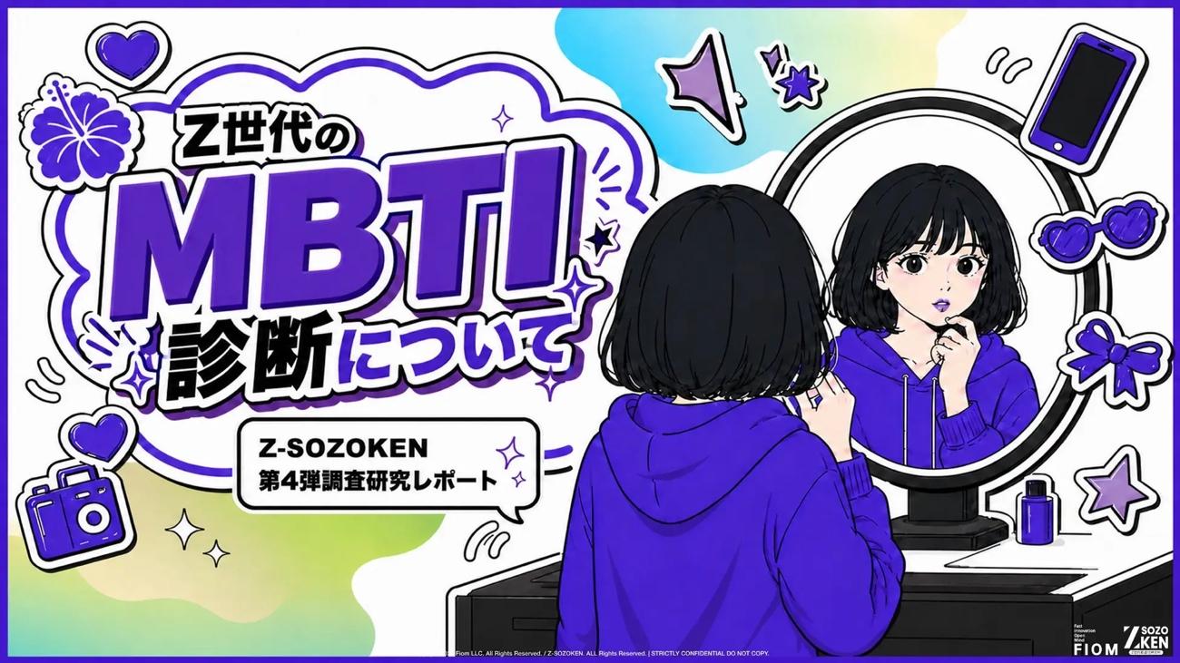 Z世代のMBTI認知97.6％ SNSと人間関係を左右する「新・共通語」かも