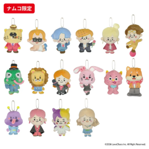 ナムコ限定のキャラクターぬいぐるみ
